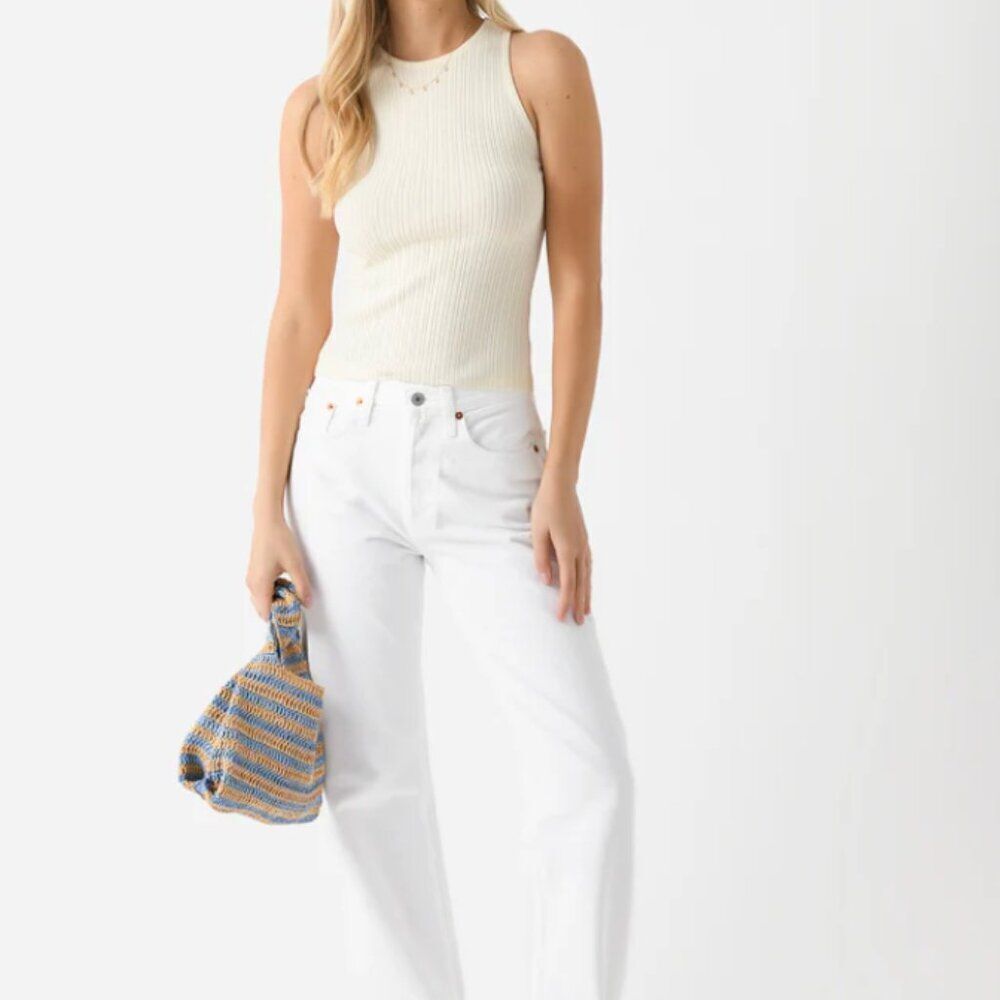 RE/DONE  Women's High Rise Loose Long Jean